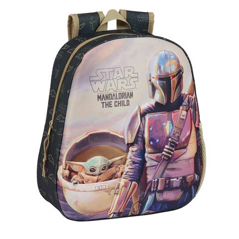 Mochila 3D - 33 x 27 x 10 cm - The Mandalorian ™