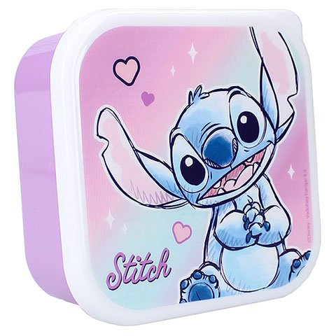 Lunch box (3en1) Stitch et Angel - Lilo et Stitch